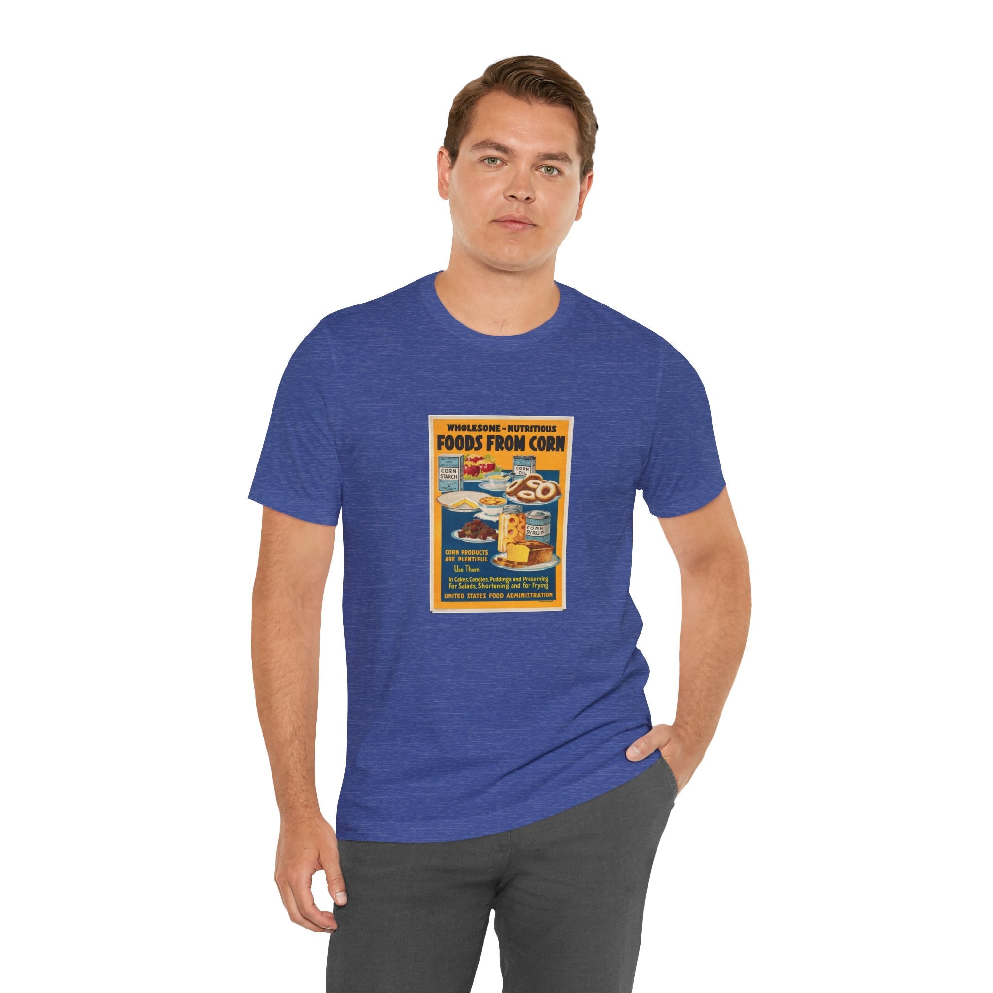 POP Culture Classics Foods From Corn Unisex Jersey Short Sleeve T-Shirt - POPvault