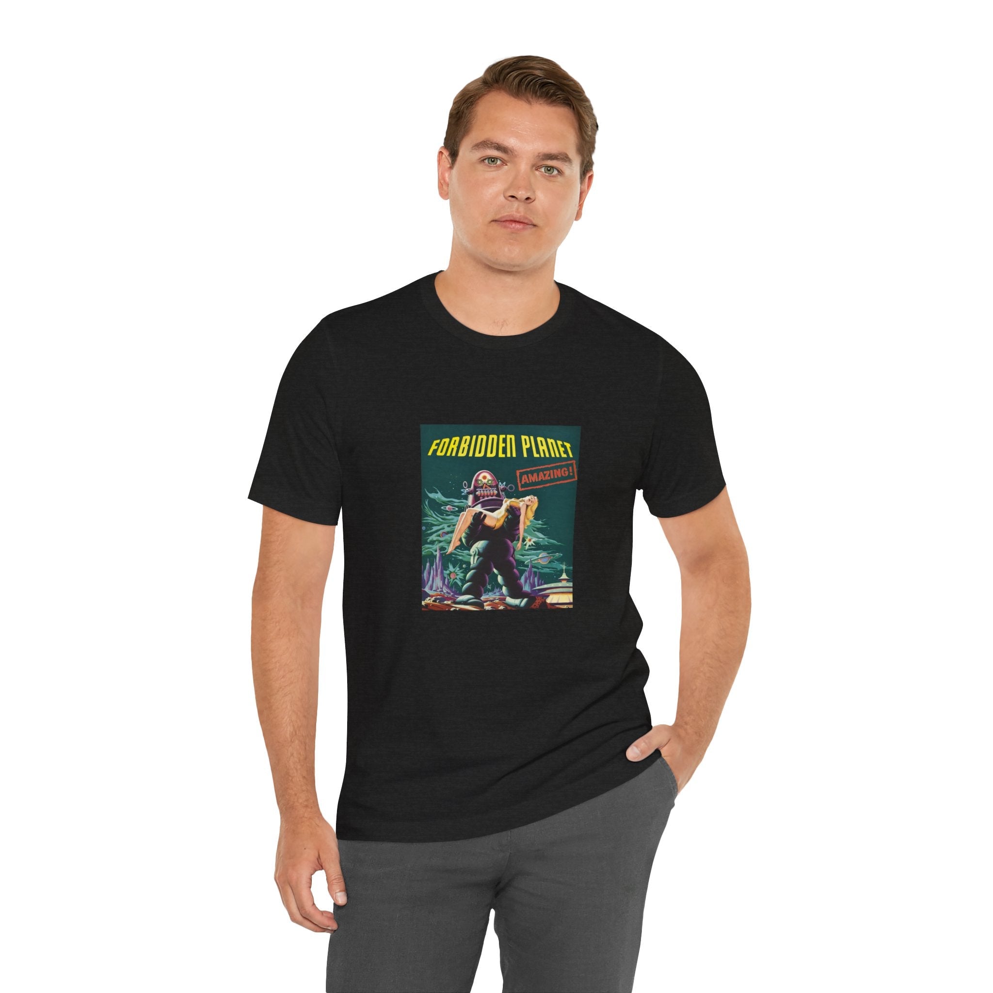 POP Culture Classics Forbidden Planet Unisex Jersey Short Sleeve T-Shirt - POPvault