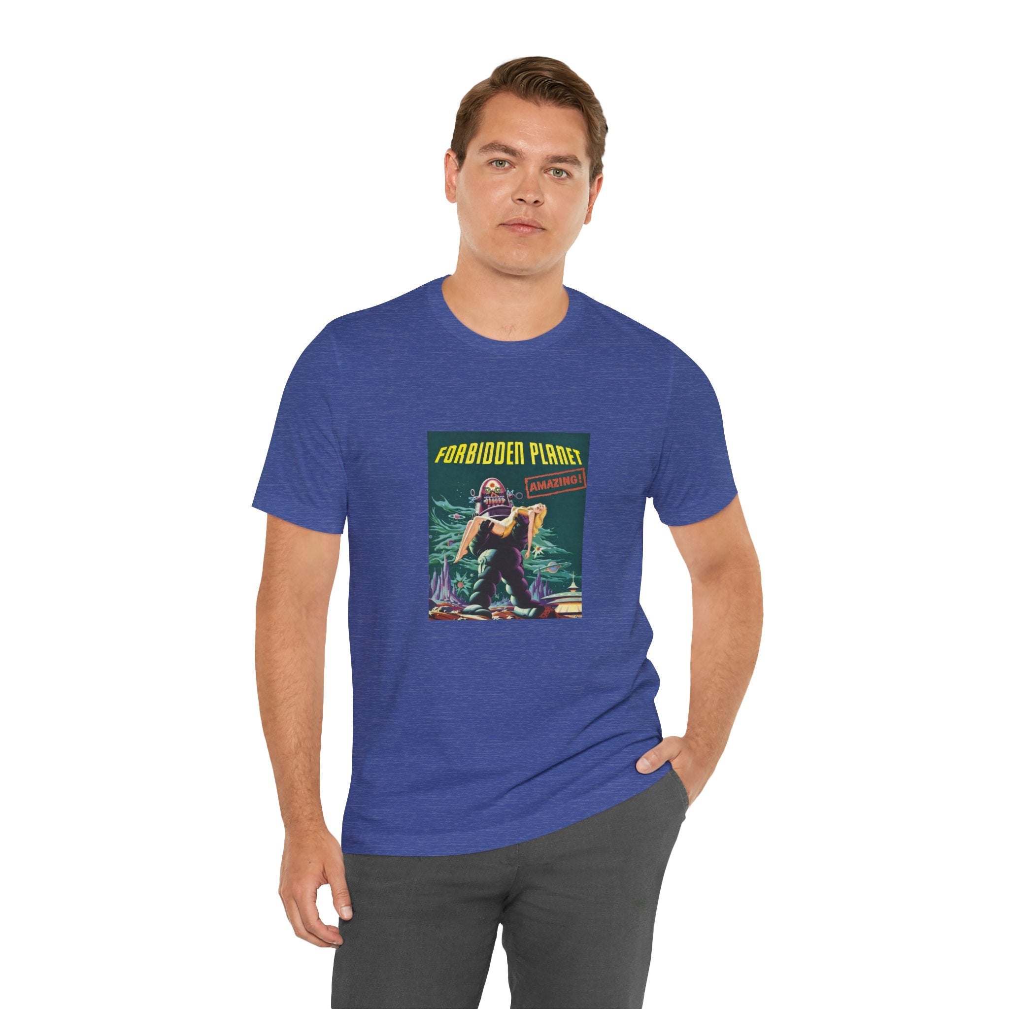 POP Culture Classics Forbidden Planet Unisex Jersey Short Sleeve T-Shirt - POPvault