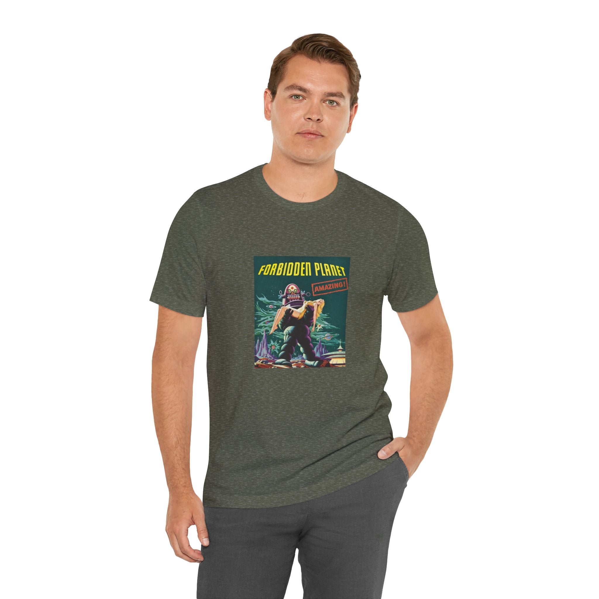 POP Culture Classics Forbidden Planet Unisex Jersey Short Sleeve T-Shirt - POPvault