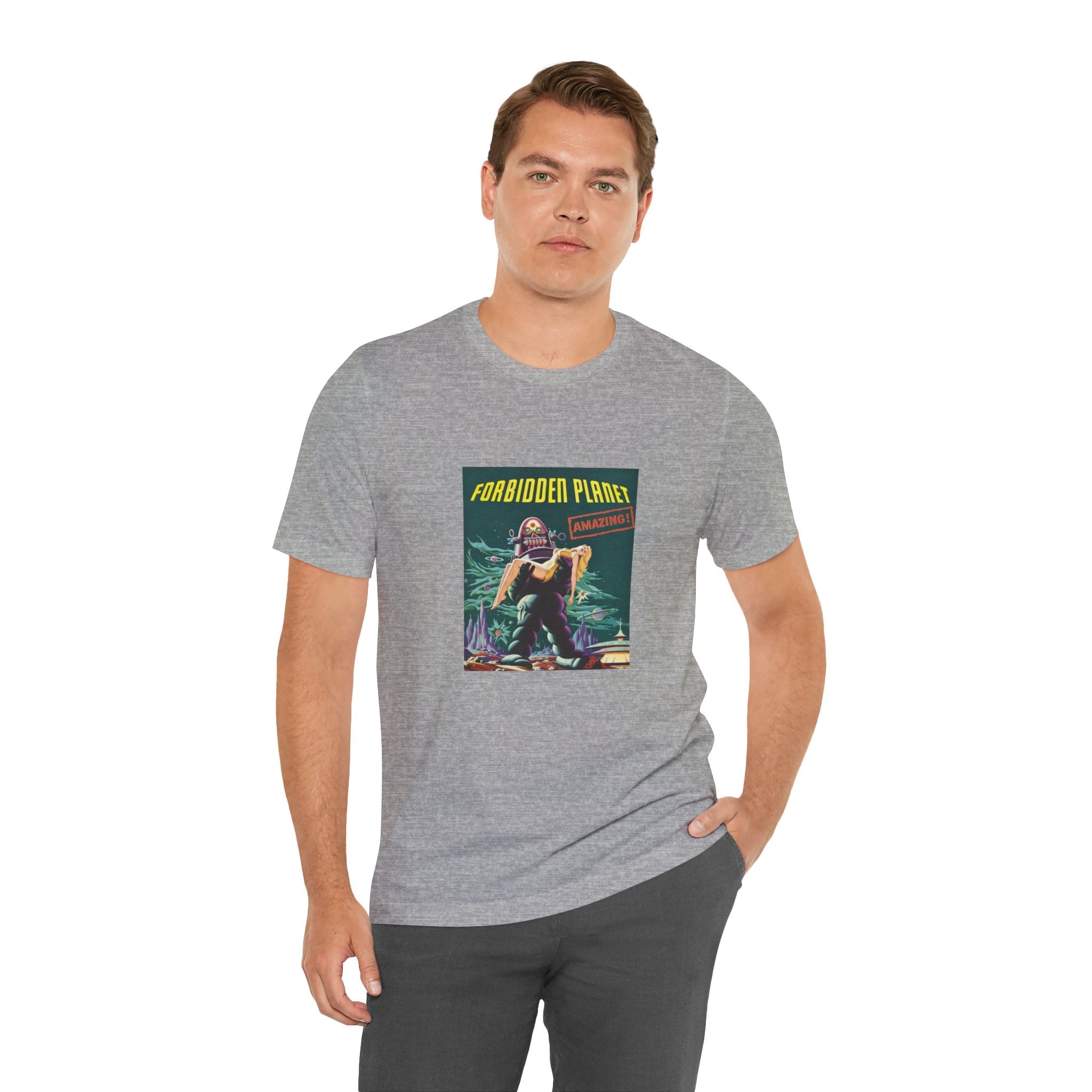 POP Culture Classics Forbidden Planet Unisex Jersey Short Sleeve T-Shirt - POPvault