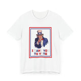 POP Culture Classics Get Out and Vote Unisex Jersey Short Sleeve T-Shirt - POPvault