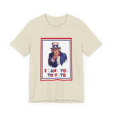 POP Culture Classics Get Out and Vote Unisex Jersey Short Sleeve T-Shirt - POPvault