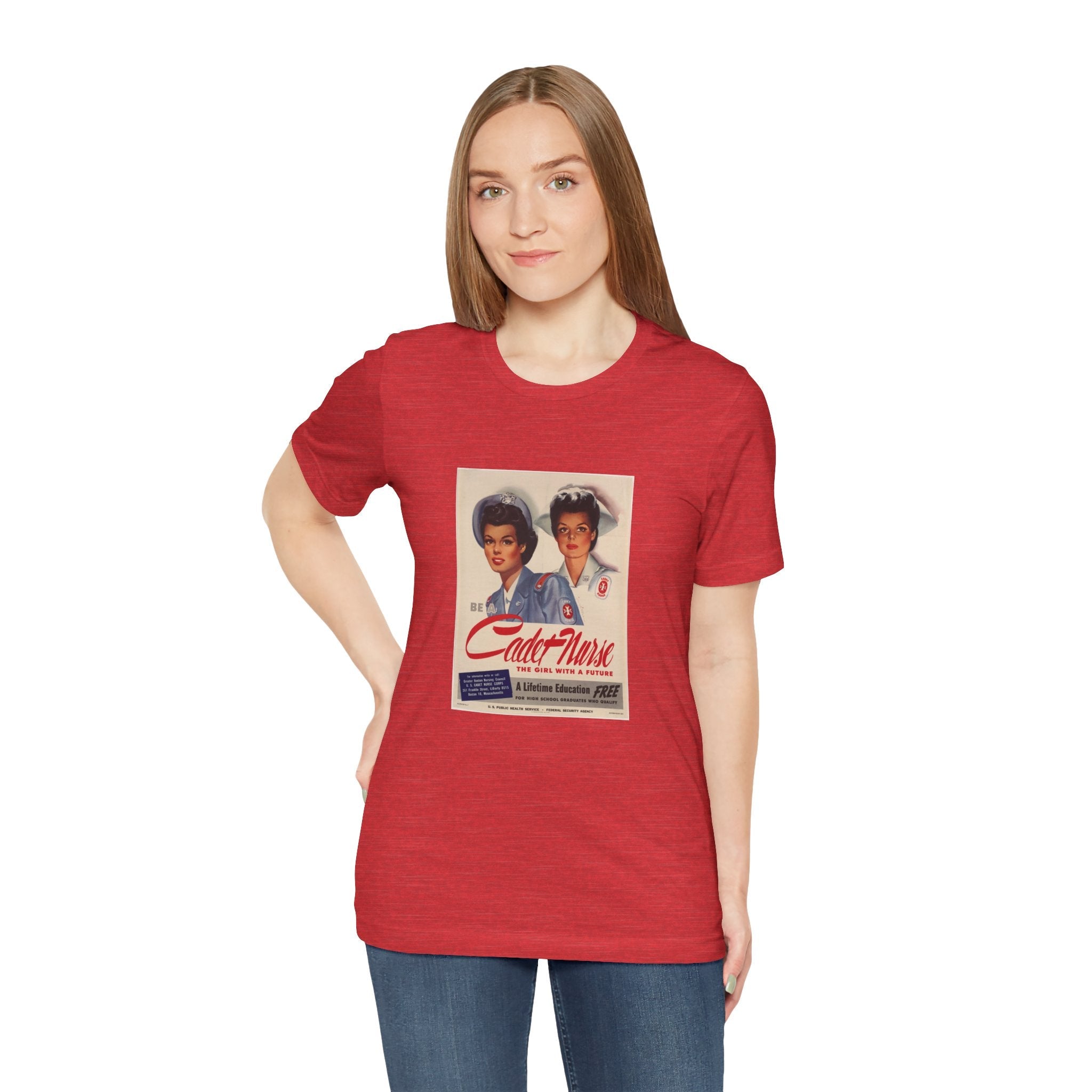 POP Culture Classics Girl With A Future Unisex Jersey Short Sleeve T-Shirt - POPvault