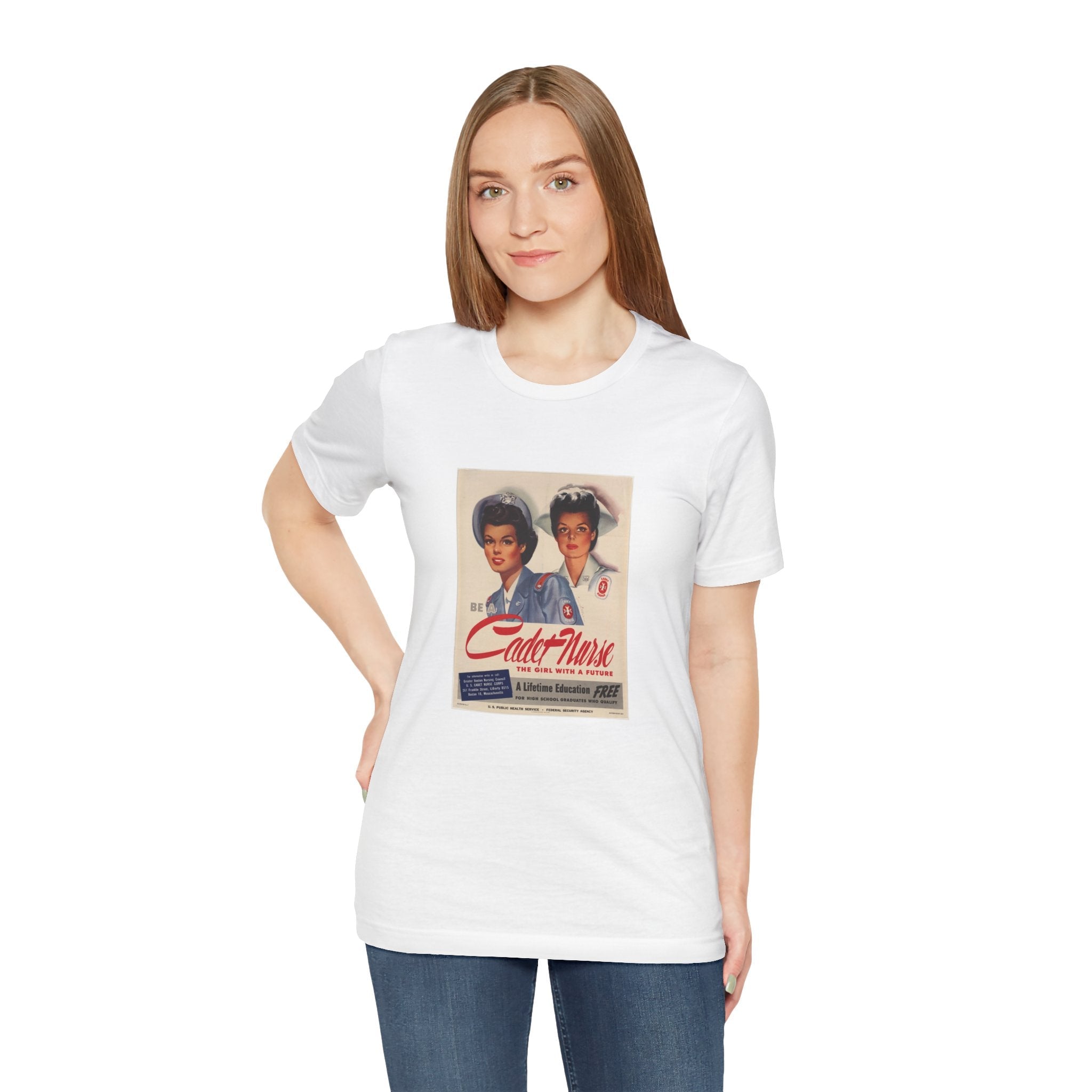 POP Culture Classics Girl With A Future Unisex Jersey Short Sleeve T-Shirt - POPvault