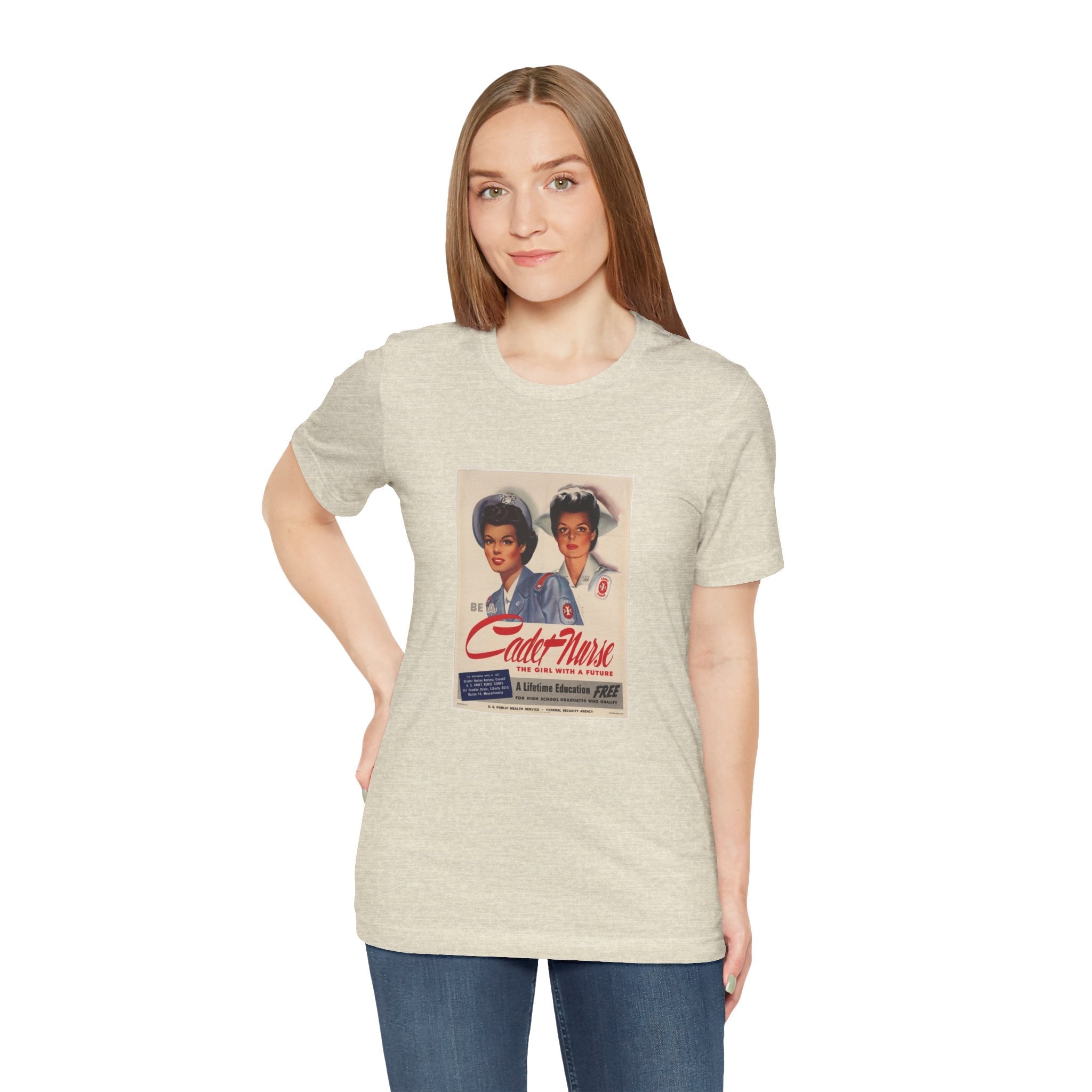 POP Culture Classics Girl With A Future Unisex Jersey Short Sleeve T-Shirt - POPvault