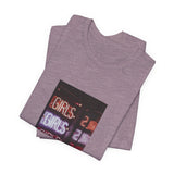 POP Culture Classics Girls Girls Girls Unisex Jersey Short Sleeve T-Shirt - POPvault