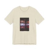 POP Culture Classics Girls Girls Girls Unisex Jersey Short Sleeve T-Shirt - POPvault