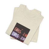 POP Culture Classics Girls Girls Girls Unisex Jersey Short Sleeve T-Shirt - POPvault