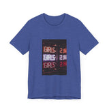 POP Culture Classics Girls Girls Girls Unisex Jersey Short Sleeve T-Shirt - POPvault