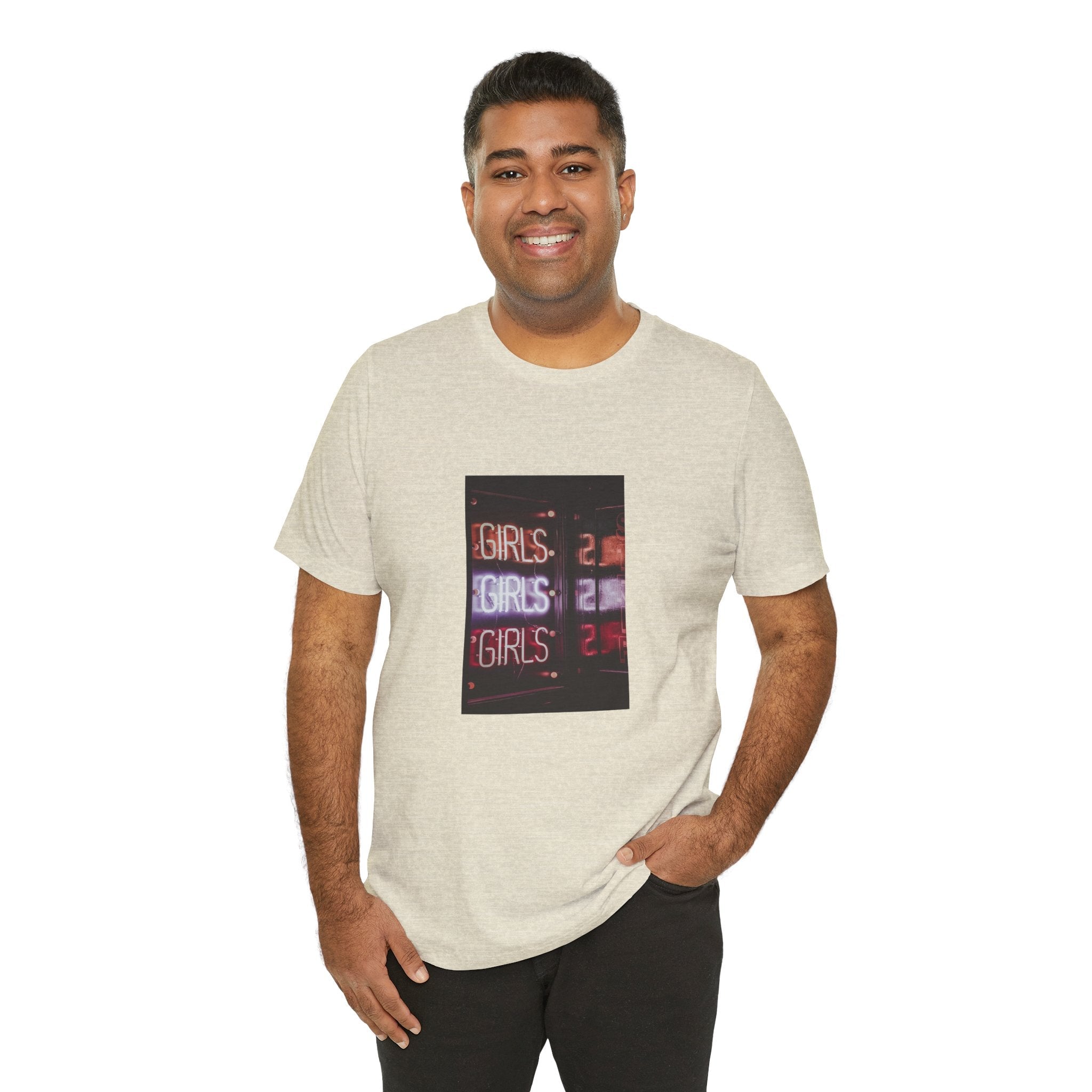 POP Culture Classics Girls Girls Girls Unisex Jersey Short Sleeve T-Shirt - POPvault