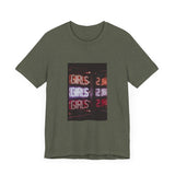 POP Culture Classics Girls Girls Girls Unisex Jersey Short Sleeve T-Shirt - POPvault