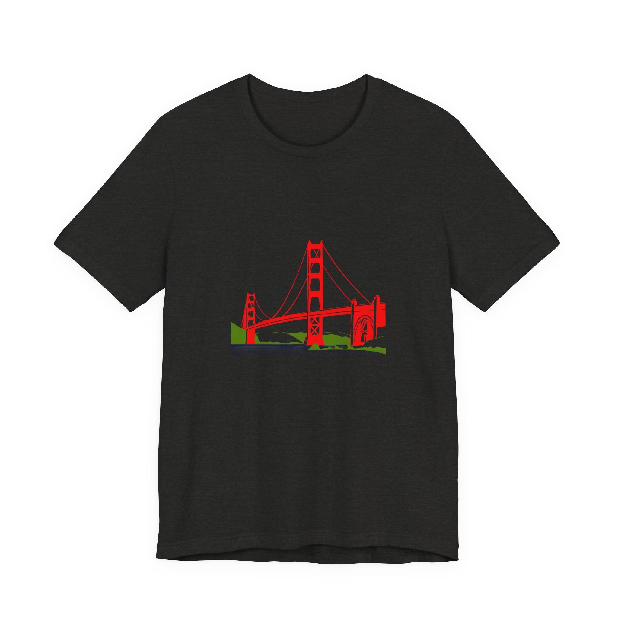 POP Culture Classics Golden Gate Bridge Unisex Jersey Short Sleeve T-Shirt - POPvault