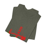 POP Culture Classics Golden Gate Bridge Unisex Jersey Short Sleeve T-Shirt - POPvault