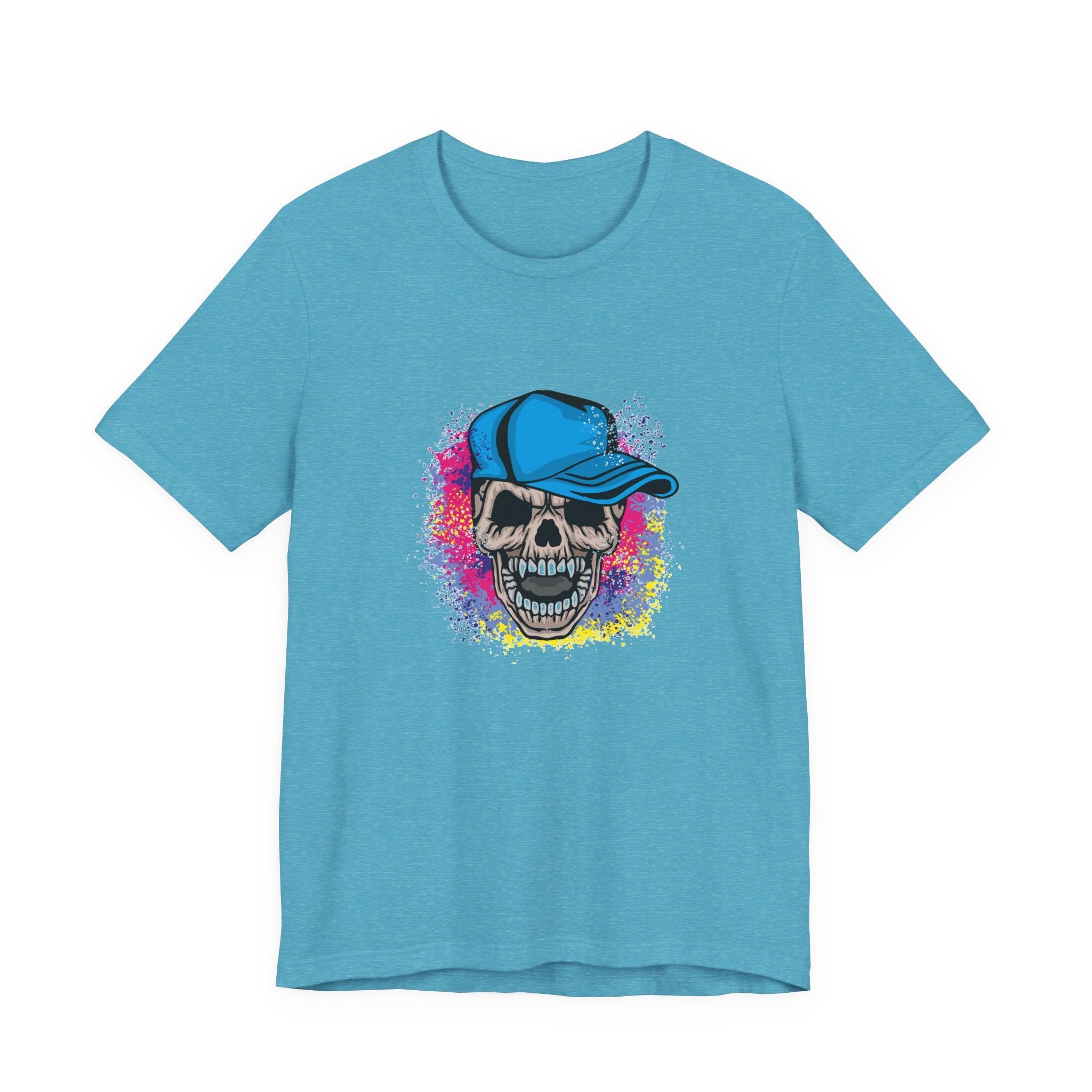 POP Culture Classics Grunge Skull Unisex Jersey Short Sleeve T-Shirt - POPvault