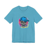 POP Culture Classics Grunge Skull Unisex Jersey Short Sleeve T-Shirt - POPvault