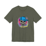 POP Culture Classics Grunge Skull Unisex Jersey Short Sleeve T-Shirt - POPvault