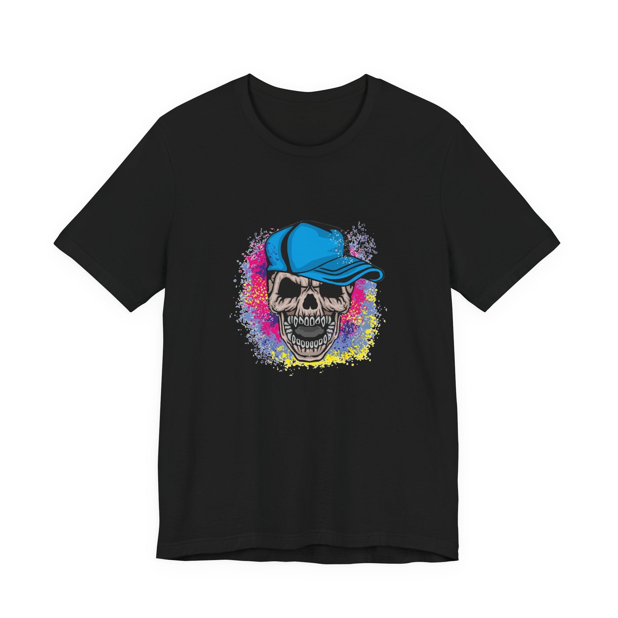 POP Culture Classics Grunge Skull Unisex Jersey Short Sleeve T-Shirt - POPvault