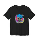 POP Culture Classics Grunge Skull Unisex Jersey Short Sleeve T-Shirt - POPvault