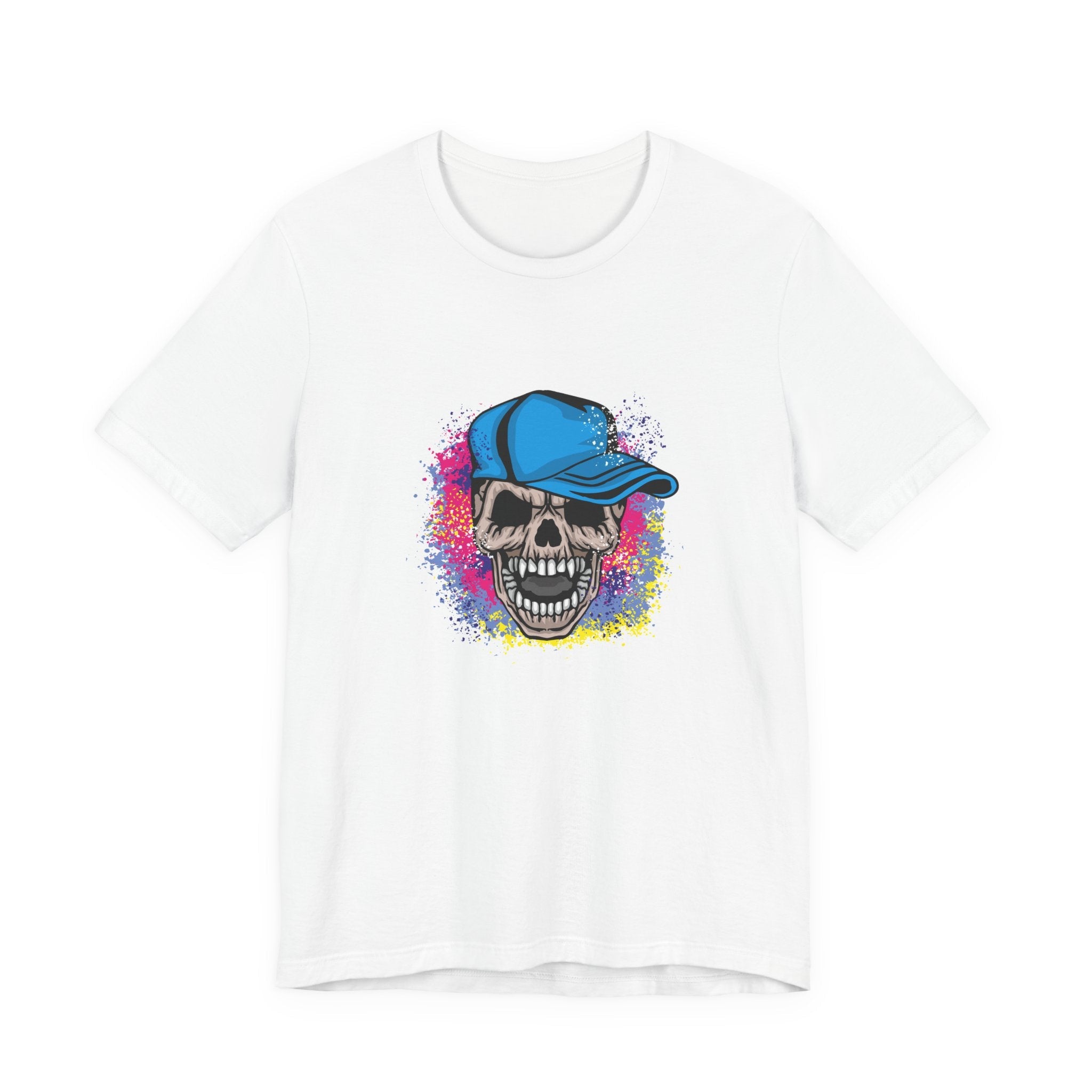 POP Culture Classics Grunge Skull Unisex Jersey Short Sleeve T-Shirt - POPvault