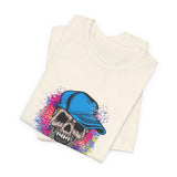POP Culture Classics Grunge Skull Unisex Jersey Short Sleeve T-Shirt - POPvault