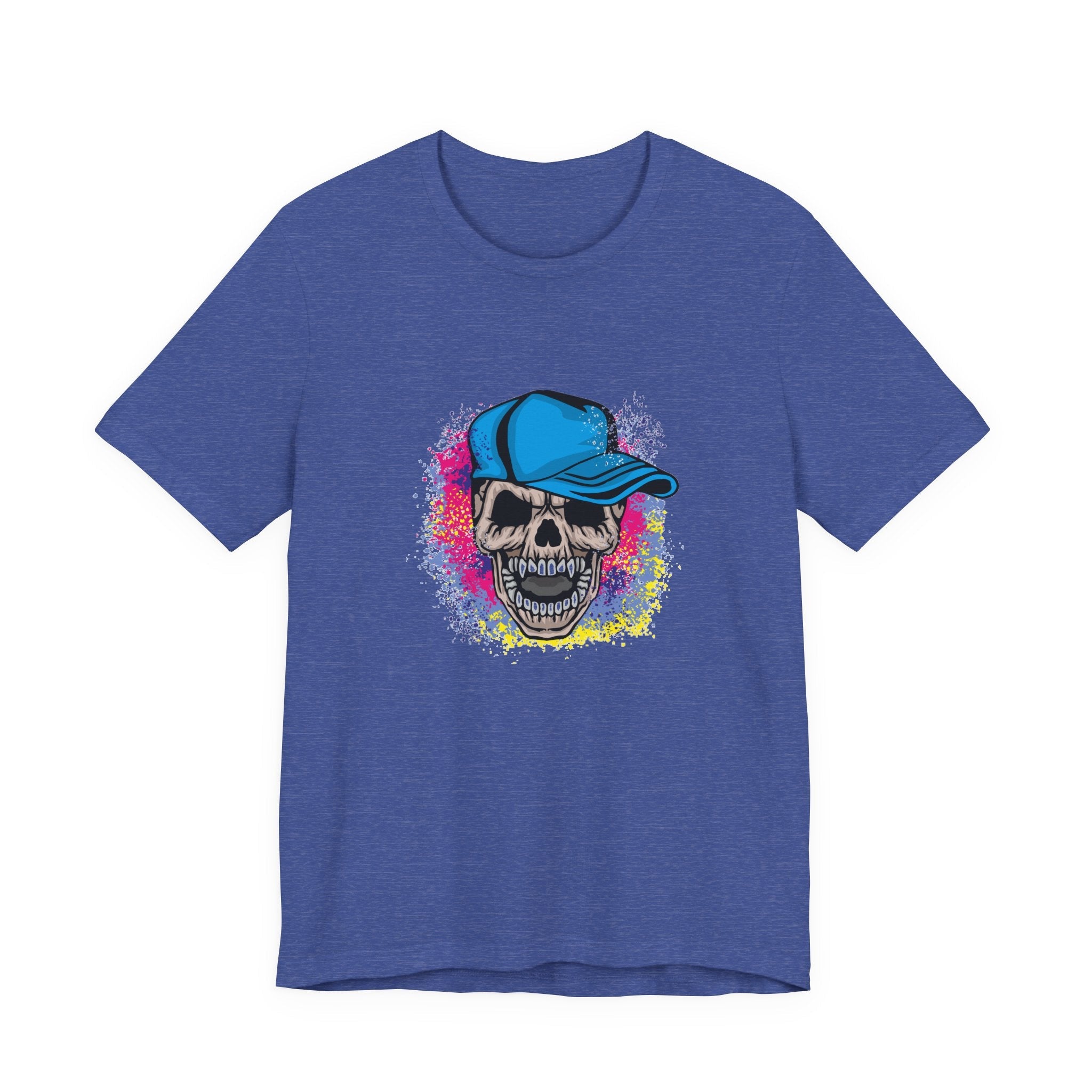 POP Culture Classics Grunge Skull Unisex Jersey Short Sleeve T-Shirt - POPvault