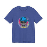 POP Culture Classics Grunge Skull Unisex Jersey Short Sleeve T-Shirt - POPvault