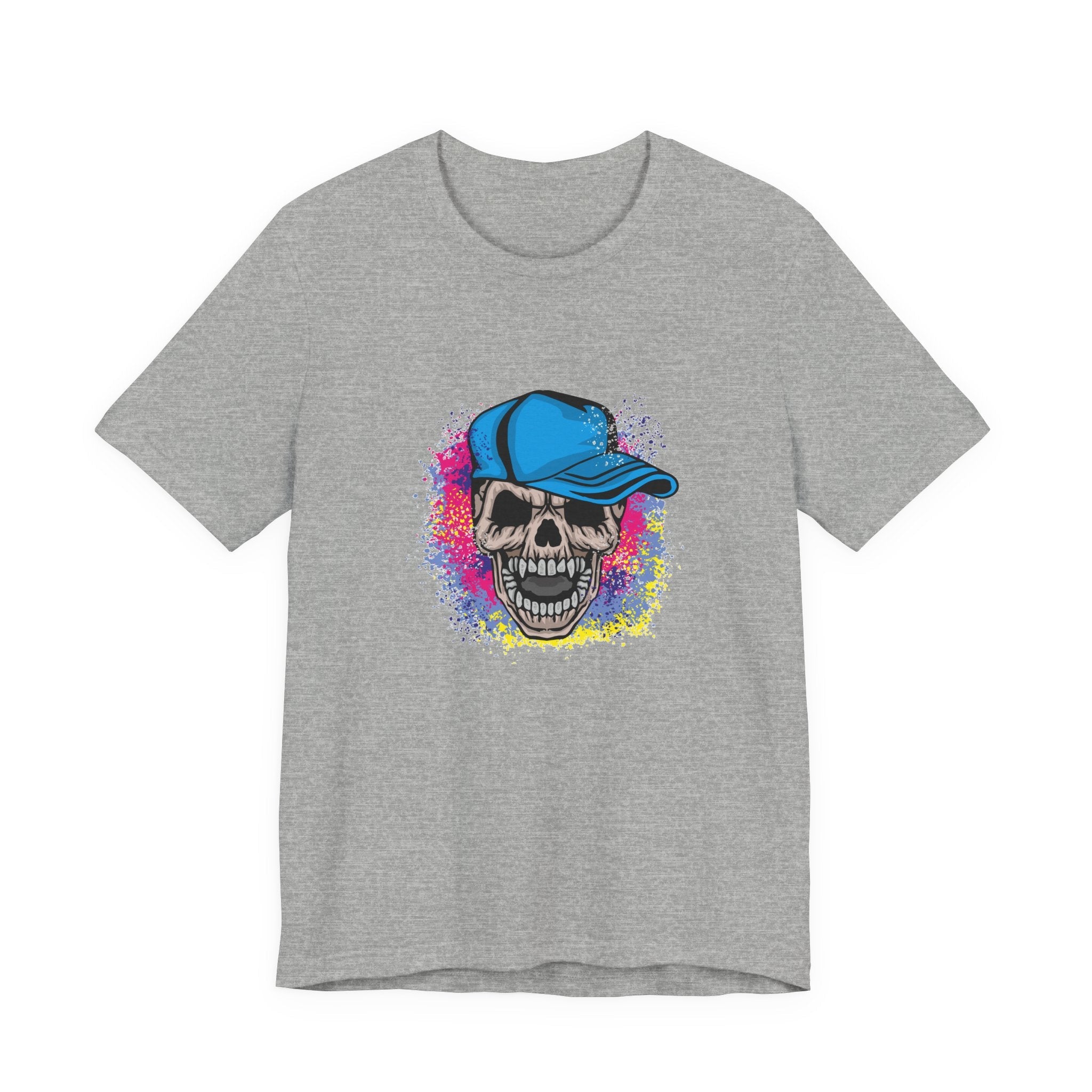 POP Culture Classics Grunge Skull Unisex Jersey Short Sleeve T-Shirt - POPvault