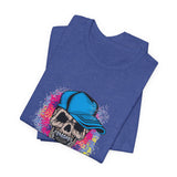 POP Culture Classics Grunge Skull Unisex Jersey Short Sleeve T-Shirt - POPvault