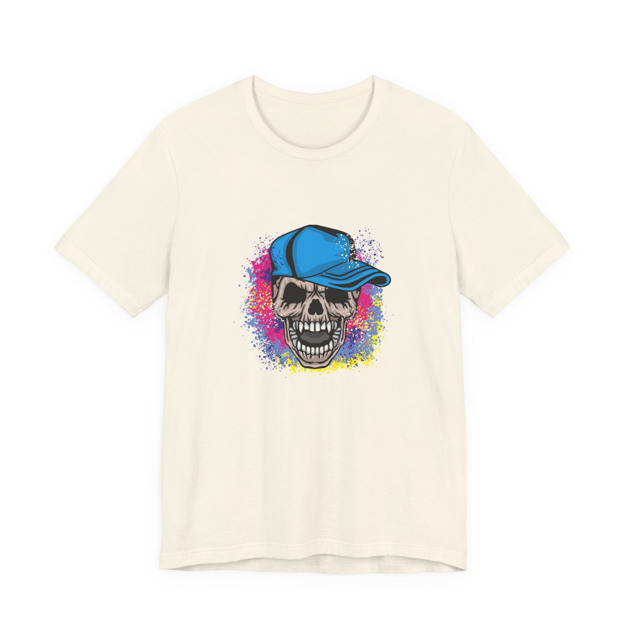 POP Culture Classics Grunge Skull Unisex Jersey Short Sleeve T-Shirt - POPvault