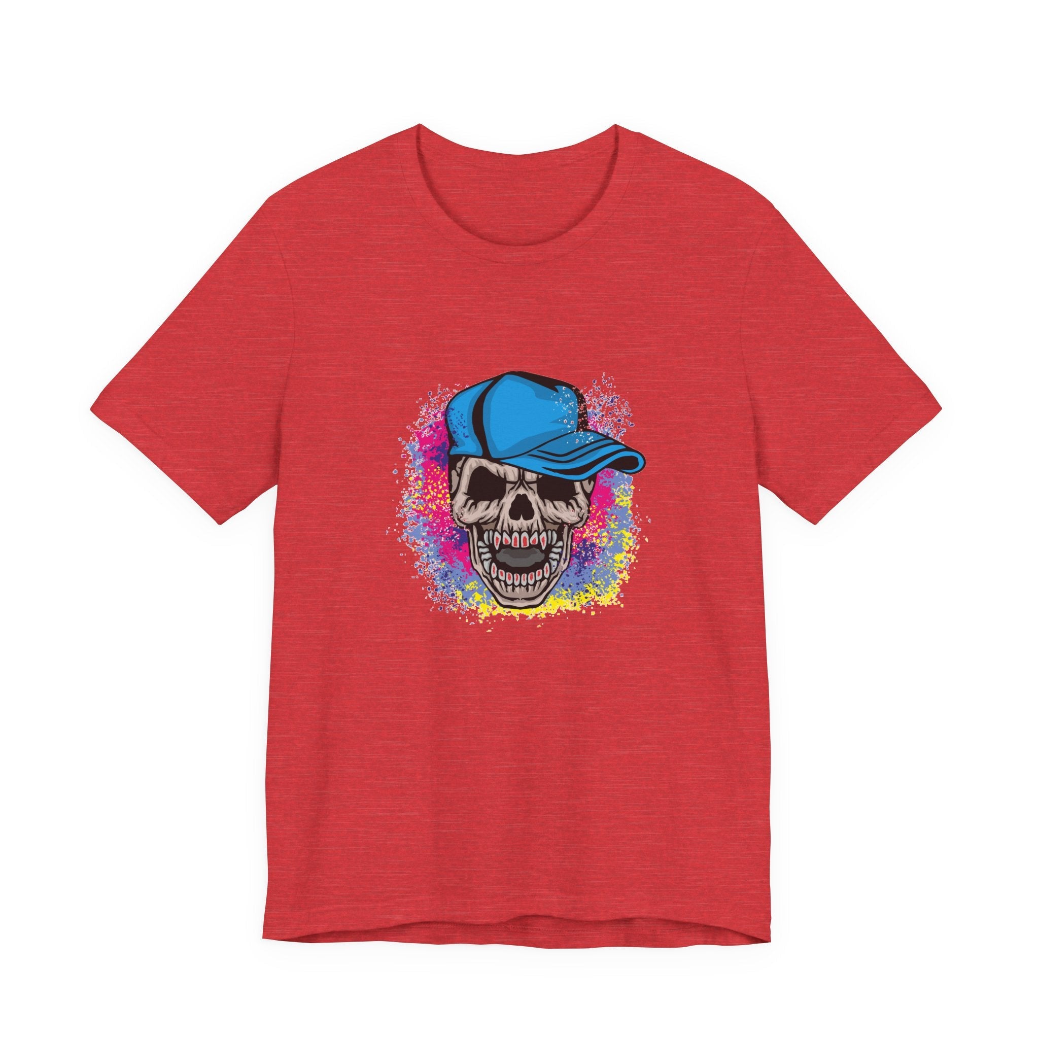 POP Culture Classics Grunge Skull Unisex Jersey Short Sleeve T-Shirt - POPvault