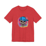 POP Culture Classics Grunge Skull Unisex Jersey Short Sleeve T-Shirt - POPvault