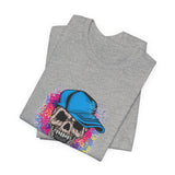 POP Culture Classics Grunge Skull Unisex Jersey Short Sleeve T-Shirt - POPvault