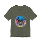 POP Culture Classics Grunge Skull Unisex Jersey Short Sleeve T-Shirt - POPvault