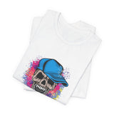 POP Culture Classics Grunge Skull Unisex Jersey Short Sleeve T-Shirt - POPvault