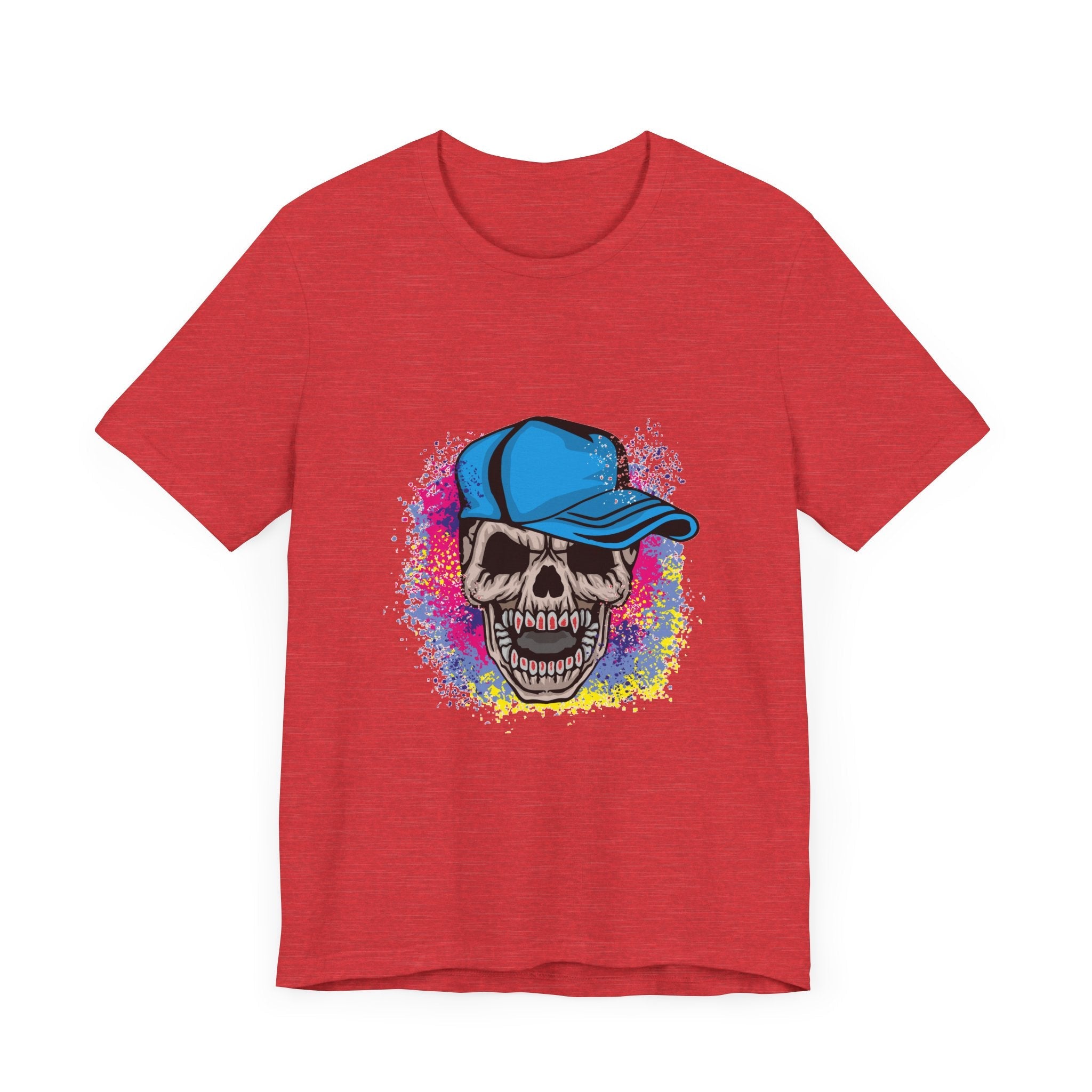 POP Culture Classics Grunge Skull Unisex Jersey Short Sleeve T-Shirt - POPvault