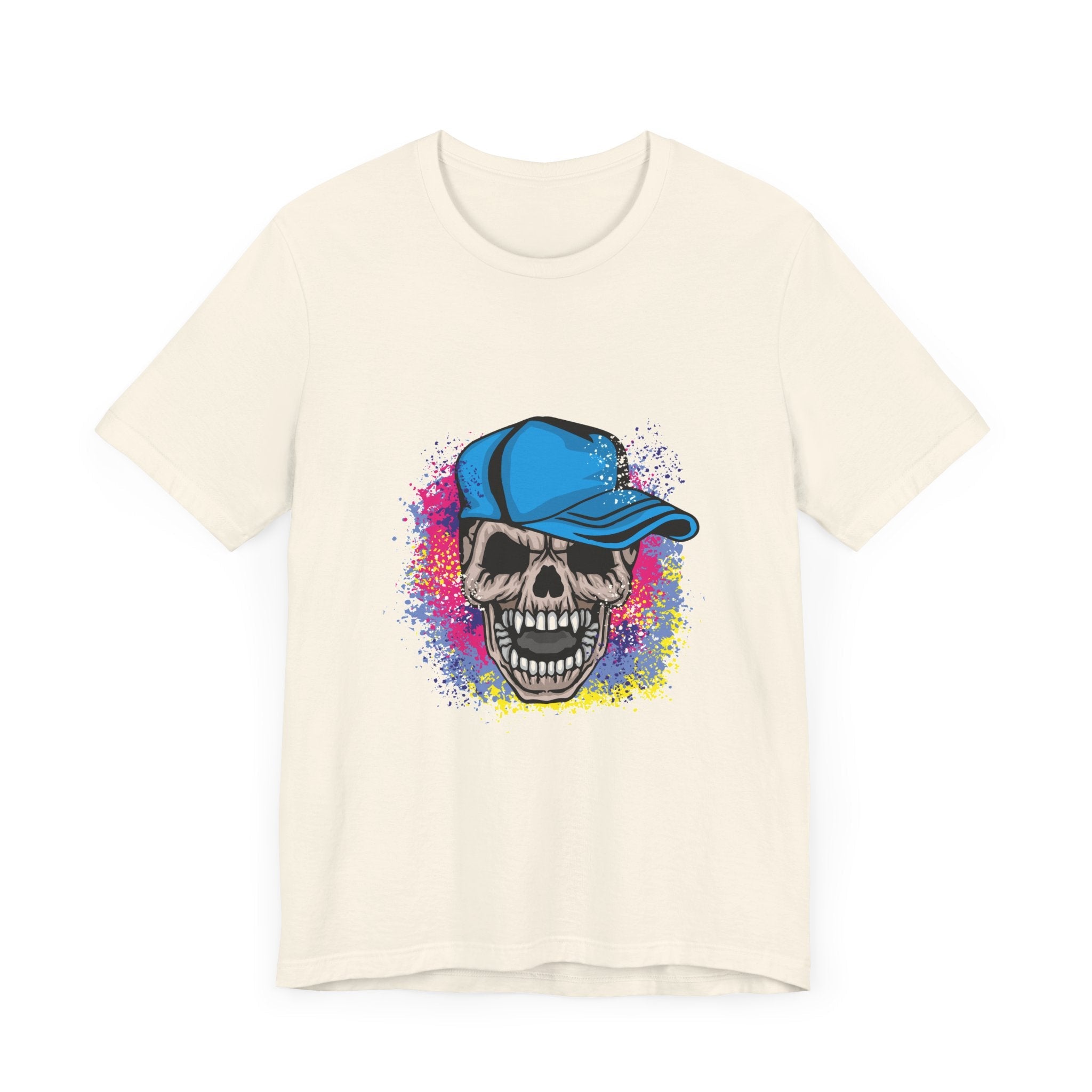 POP Culture Classics Grunge Skull Unisex Jersey Short Sleeve T-Shirt - POPvault