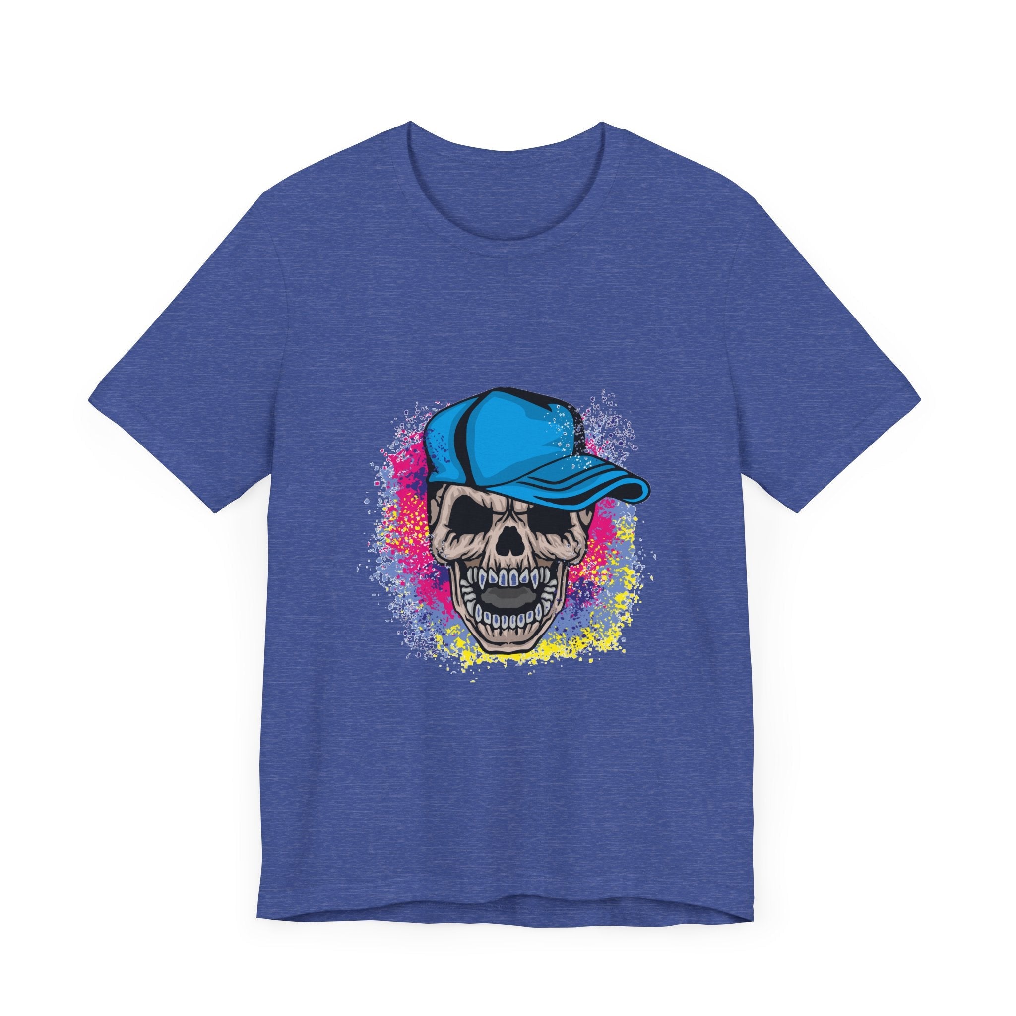 POP Culture Classics Grunge Skull Unisex Jersey Short Sleeve T-Shirt - POPvault