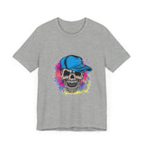 POP Culture Classics Grunge Skull Unisex Jersey Short Sleeve T-Shirt - POPvault