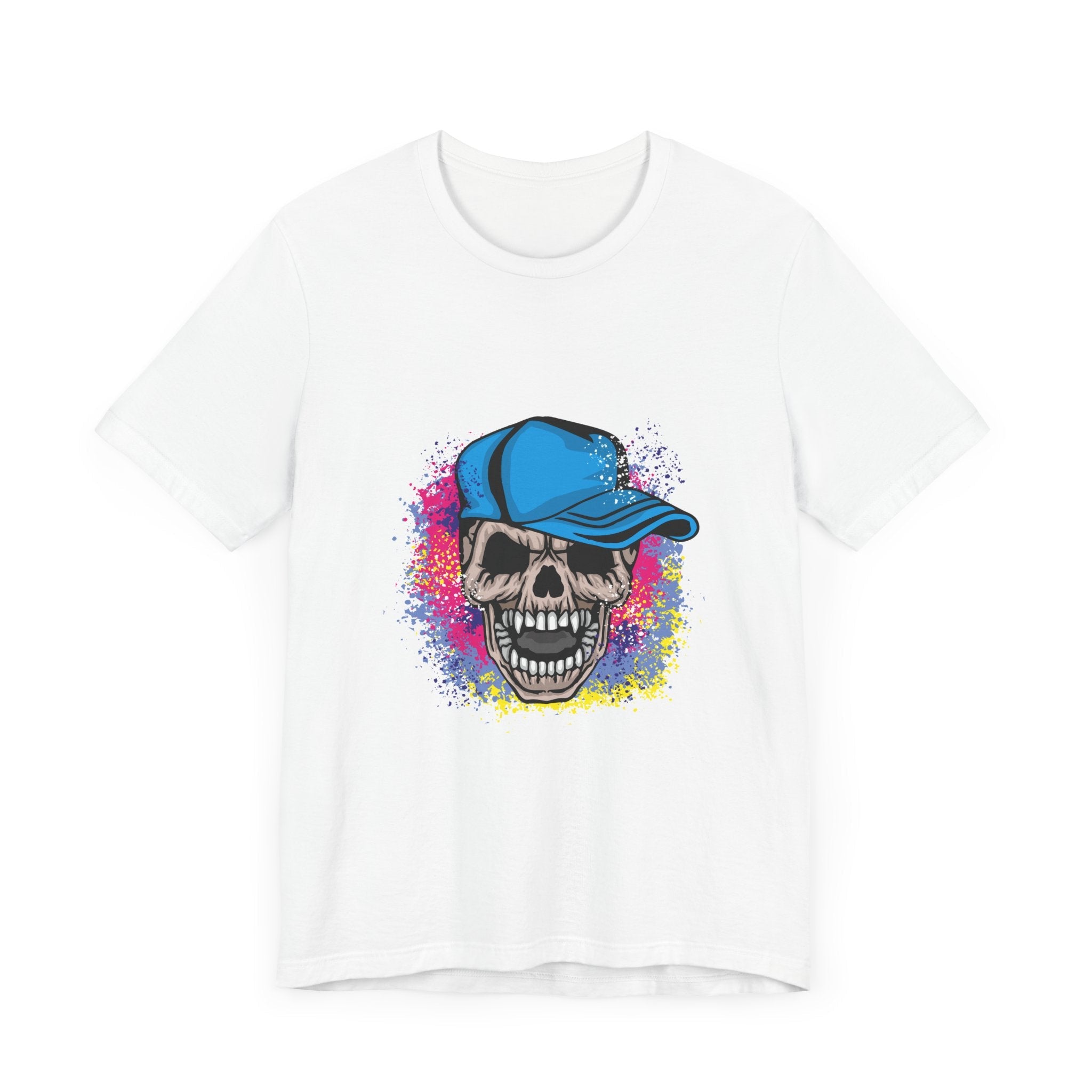 POP Culture Classics Grunge Skull Unisex Jersey Short Sleeve T-Shirt - POPvault