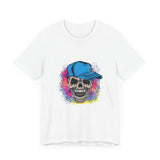 POP Culture Classics Grunge Skull Unisex Jersey Short Sleeve T-Shirt - POPvault