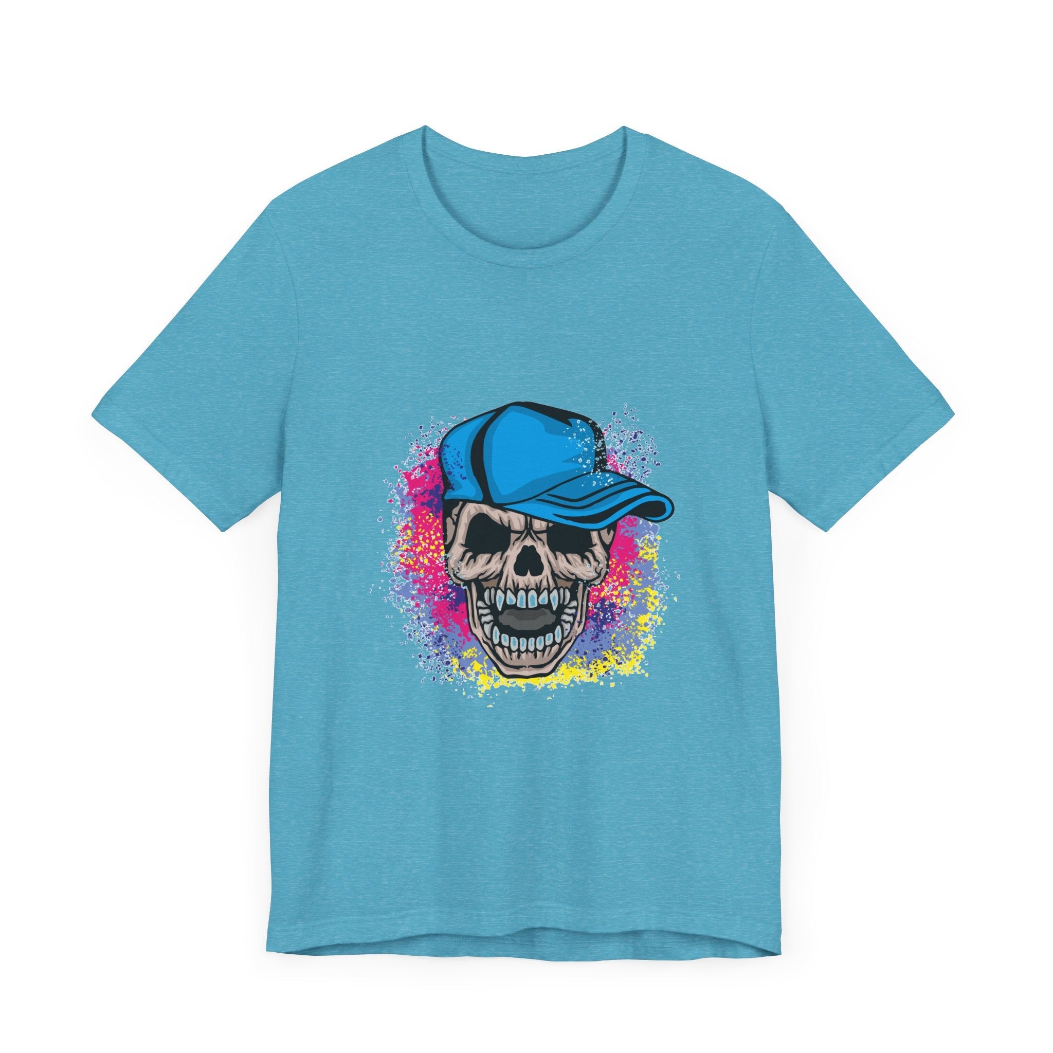 POP Culture Classics Grunge Skull Unisex Jersey Short Sleeve T-Shirt - POPvault