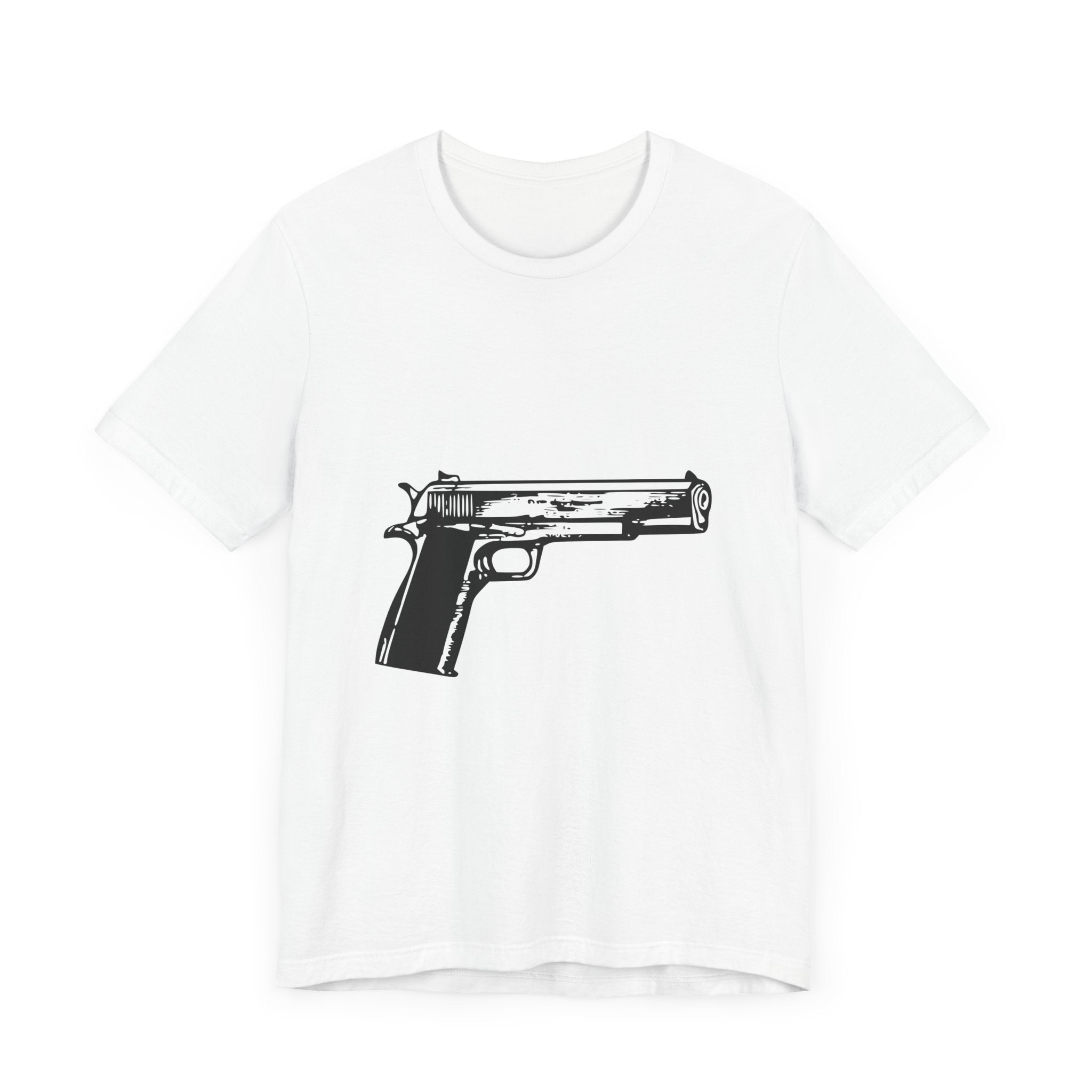POP Culture Classics Handgun Unisex Jersey Short Sleeve T-Shirt - POPvault