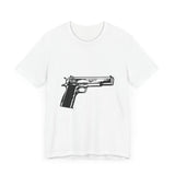 POP Culture Classics Handgun Unisex Jersey Short Sleeve T-Shirt - POPvault