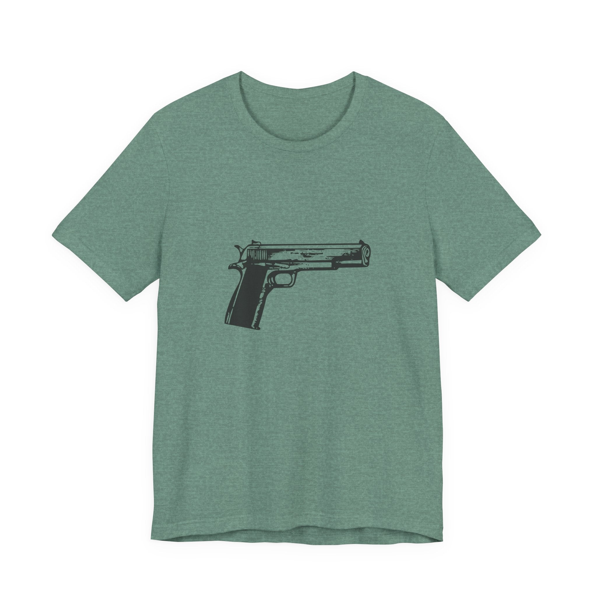 POP Culture Classics Handgun Unisex Jersey Short Sleeve T-Shirt - POPvault