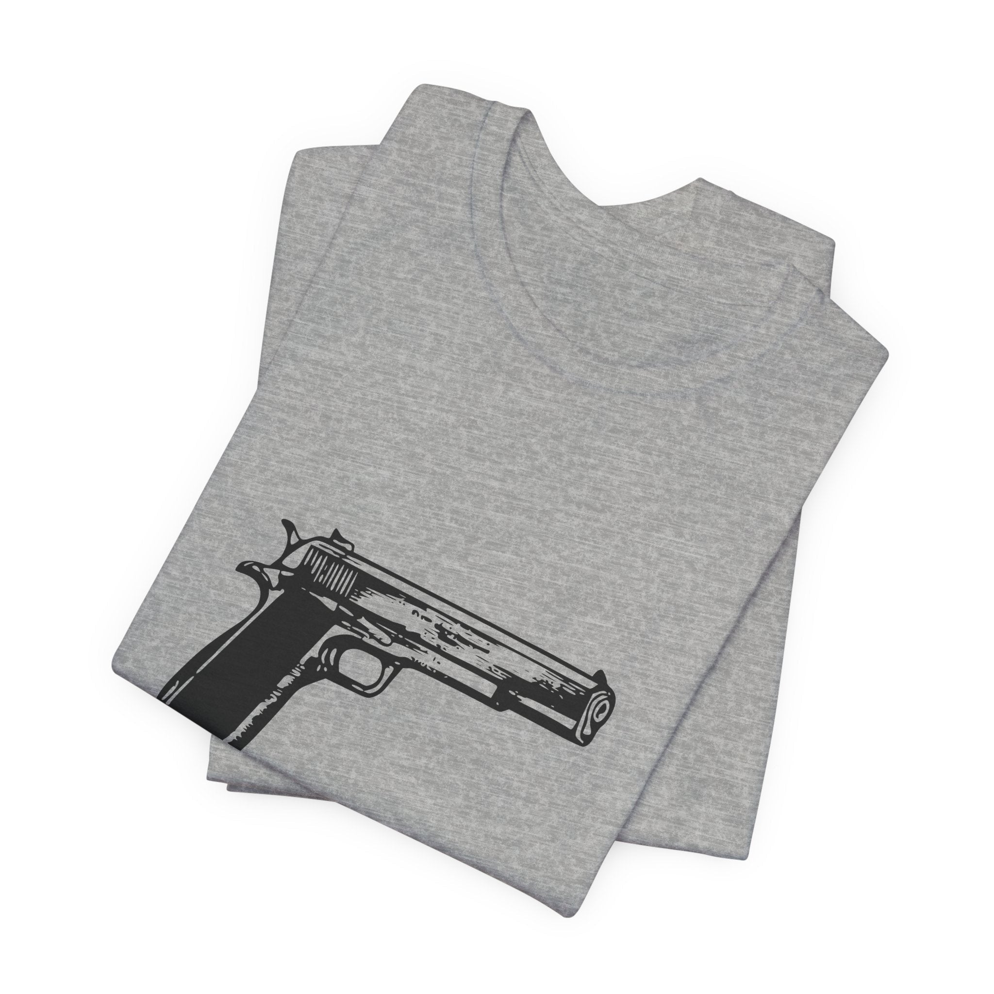 POP Culture Classics Handgun Unisex Jersey Short Sleeve T-Shirt - POPvault