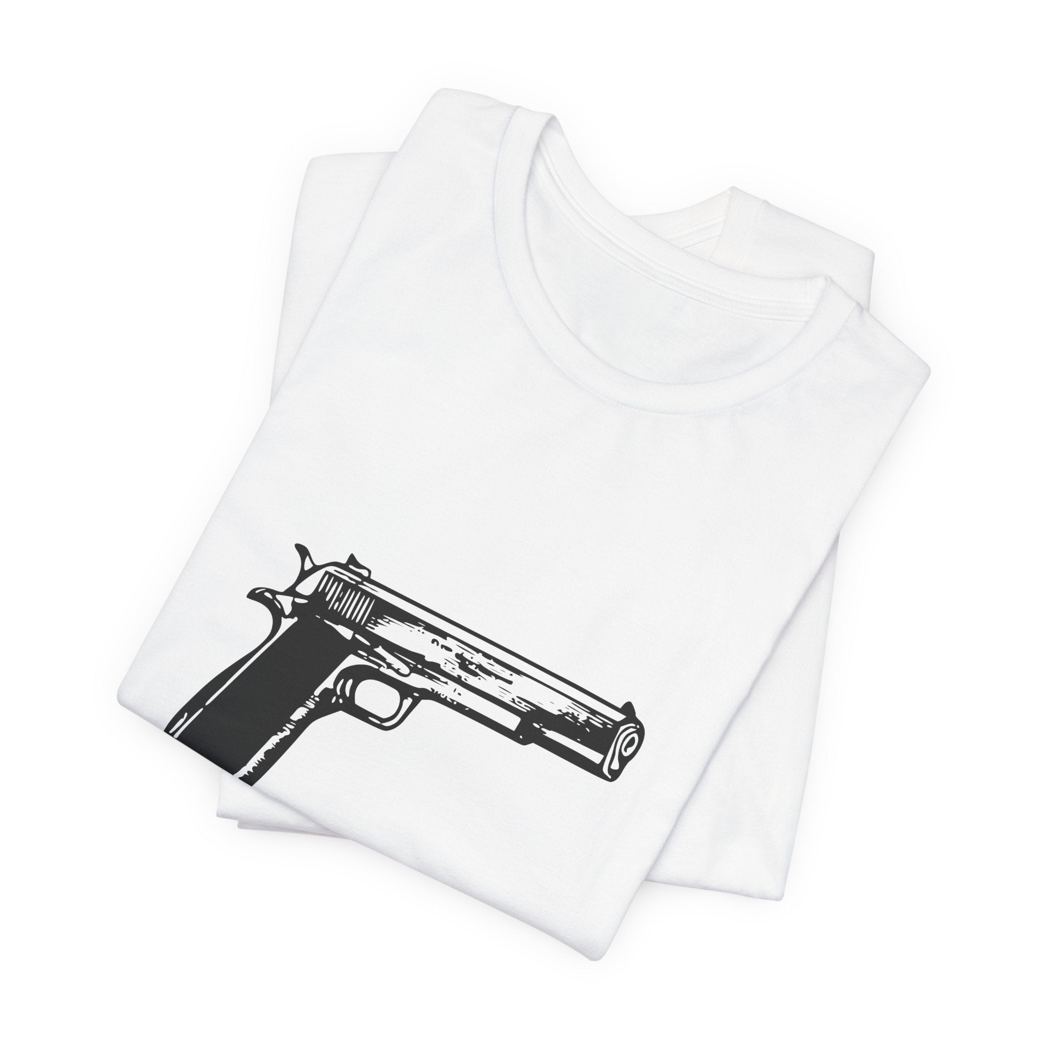 POP Culture Classics Handgun Unisex Jersey Short Sleeve T-Shirt - POPvault