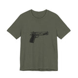 POP Culture Classics Handgun Unisex Jersey Short Sleeve T-Shirt - POPvault