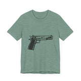 POP Culture Classics Handgun Unisex Jersey Short Sleeve T-Shirt - POPvault
