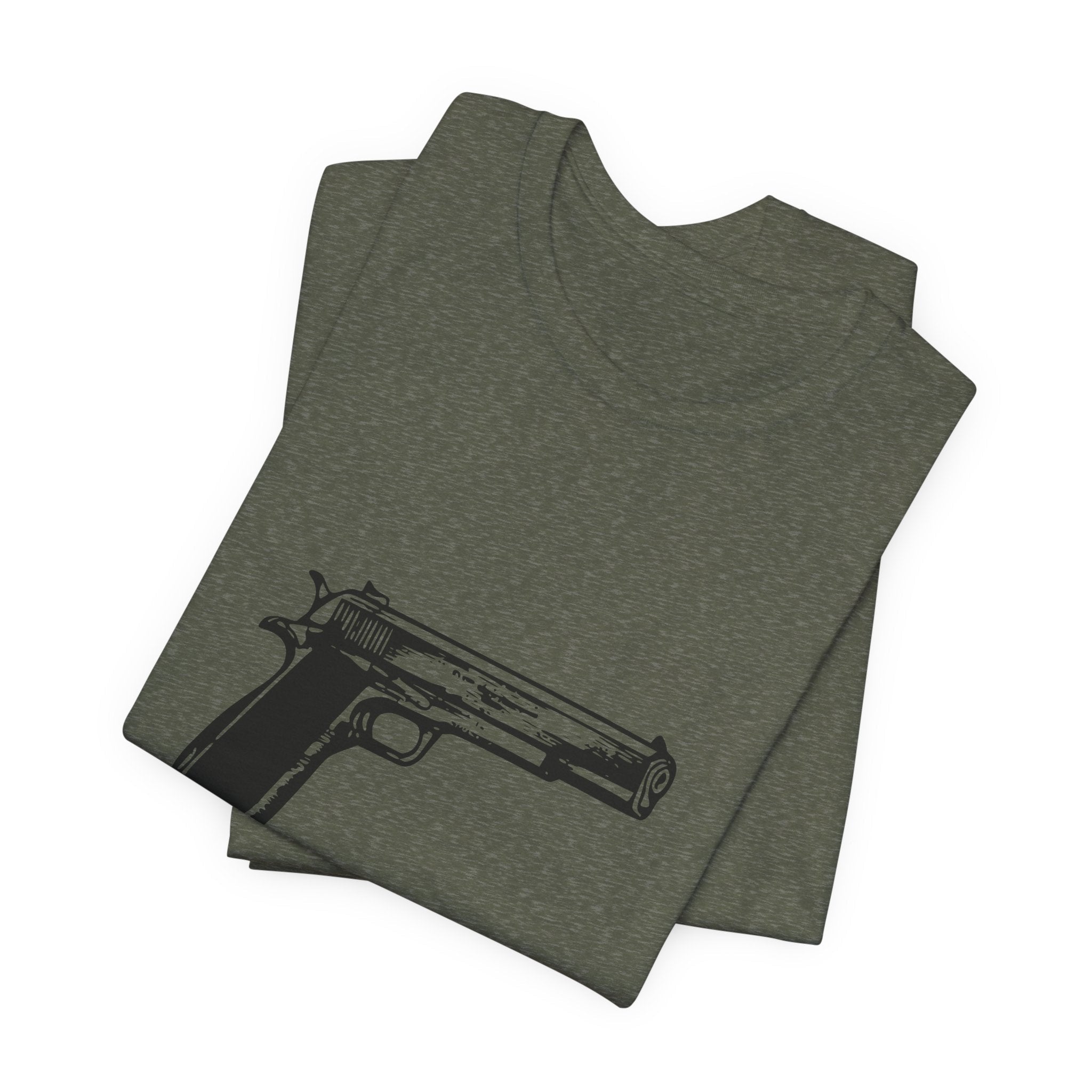 POP Culture Classics Handgun Unisex Jersey Short Sleeve T-Shirt - POPvault